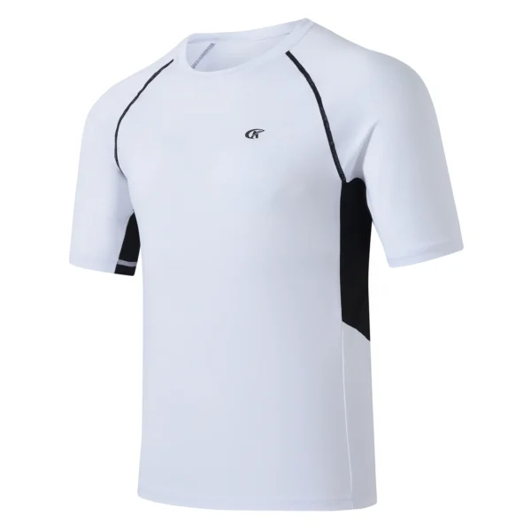 Weilanxin Swim Shirts Short Sleeve for Men Quick Dry Running